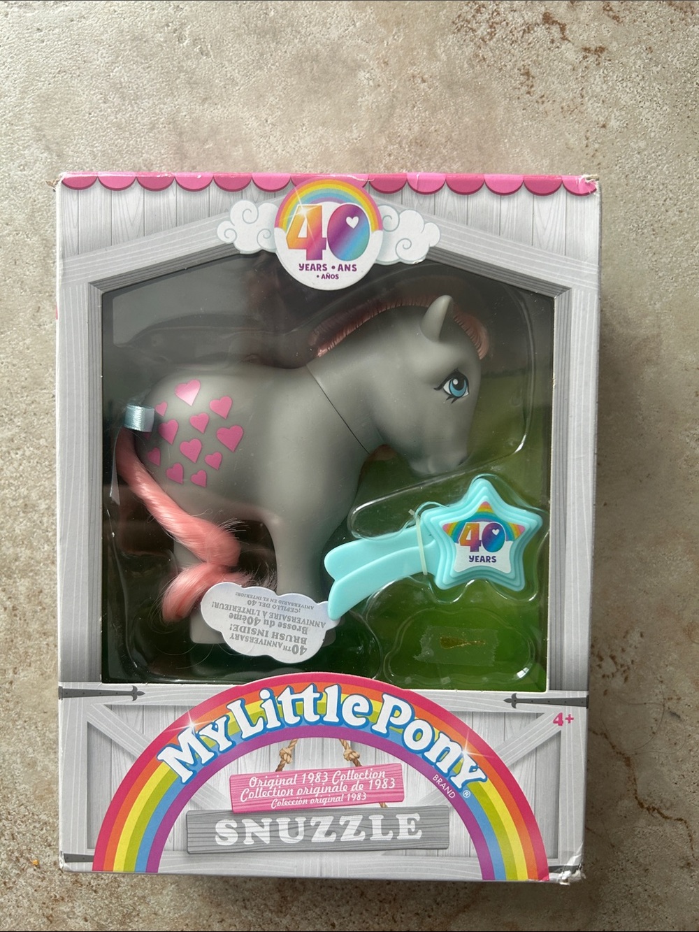 My Little Pony Snuzzle 40 years anniversary NIB